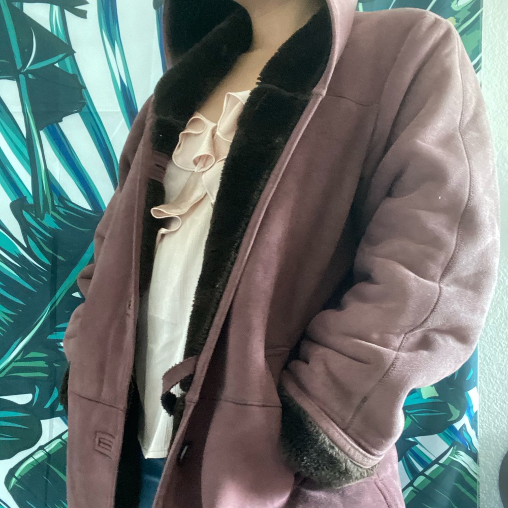 Gallery Brown Suede Winter Coat